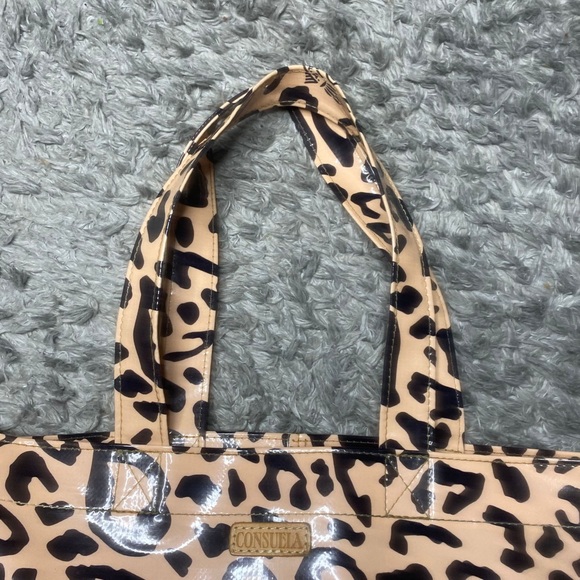Consuela Bags Consuela East West Breezy Bam Bam Tote Bag Leopard